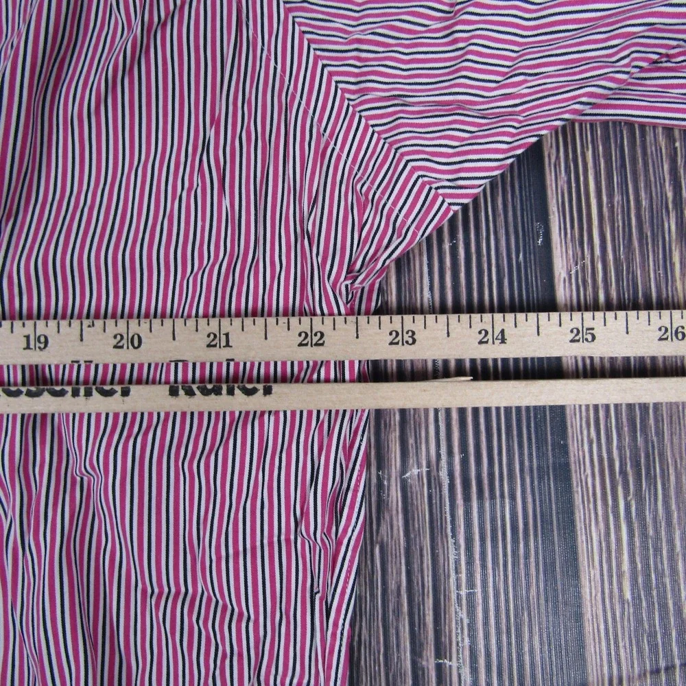 Polo Ralph Lauren Shirt Mens 17 32/33 Red White Blue Striped Regent Classic‎ Fit